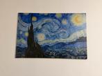Toile + cadre argenté : Nuit étoilée de Van Gogh, Antiquités & Art, Enlèvement