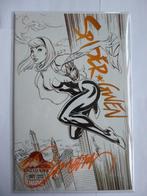 MARVEL COMICS"SPIDER GWEN 1B"B&W COVER JSC SIGNED+COA 2018, Eén comic, Nieuw, Ophalen of Verzenden, Amerika