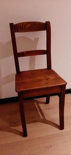 4 eiken stoelen met tafel, tafel werd gedemonteerd voor stoc, Ophalen, Gebruikt