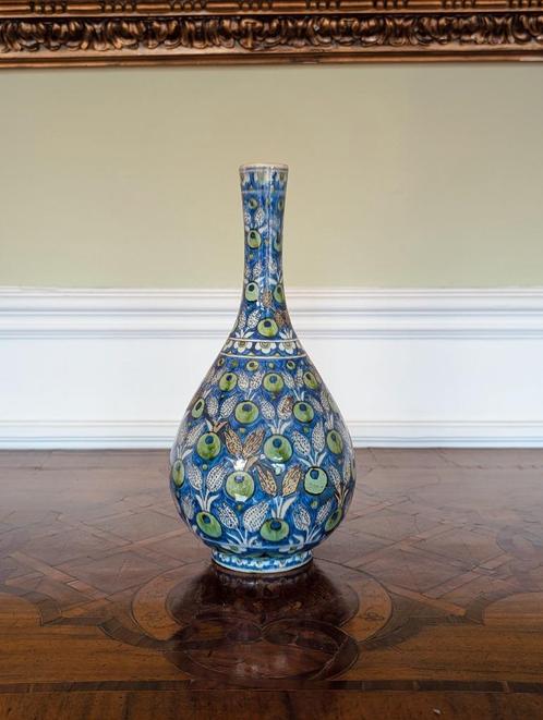 Cantagalli Vase Style Iznik - 19th century, Antiek en Kunst, Antiek | Vazen, Ophalen of Verzenden