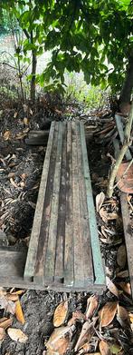 Azobe palen/balkjes, Doe-het-zelf en Bouw, Hout en Planken, Ophalen, Zo goed als nieuw