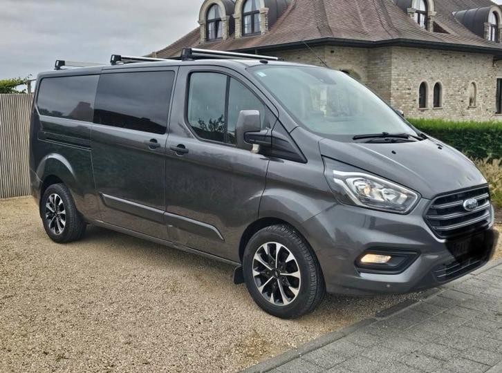 Ford transit custom, Auto's, Bestelwagens en Lichte vracht, Particulier, Trekhaak, Ford, Diesel, Euro 6, Ophalen