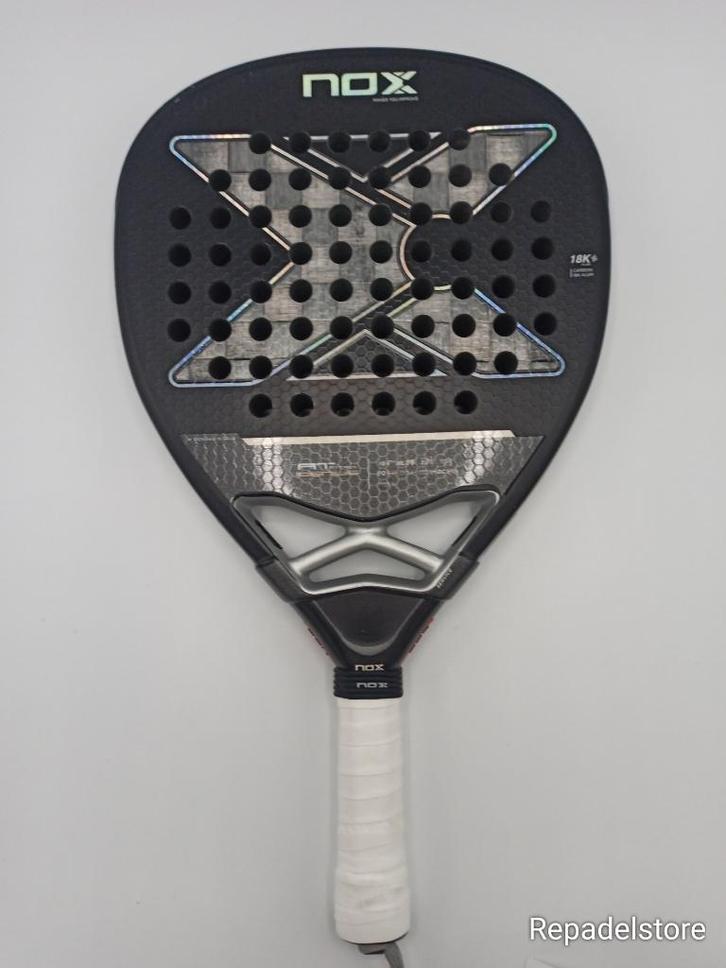 Nox AT Attack 18K incl. protector, Sport en Fitness, Padel, Gebruikt, Padelracket, Verzenden