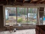 Groot raam verdeeld in 3 partijen, Doe-het-zelf en Bouw, Raamkozijnen en Schuifdeuren, Ophalen, Zo goed als nieuw