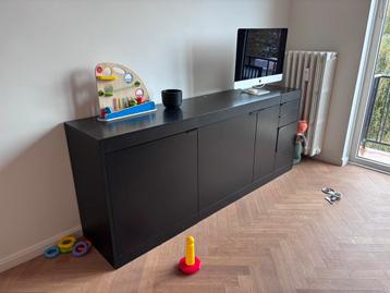  Pastoe L-serie kast – zwart, in 3 delen, designklassieker beschikbaar voor biedingen