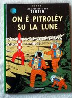 Tintin : On a marché sur la Lune (en patois gaumais) – Hergé, Collections, Personnages de BD, Comme neuf, Livre ou Jeu, Tintin