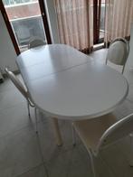 Keukentafel + 4 stoelen, Huis en Inrichting, Ophalen, Gebruikt