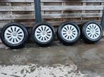 Te koop: winterbanden Continental op stalen velg, Auto-onderdelen, Banden en Velgen, Ophalen, 15 inch, Winterbanden, Band(en)