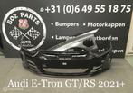 AUDI E-TRON ETRON GT RS VOORBUMPER + SPATBORD ORIGINEEL, Gebruikt, Ophalen of Verzenden, Bumper, Voor