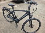 Mooie elektrische Herenfiets velo de ville, Fietsen en Brommers, Zo goed als nieuw, 50 km per accu of meer, 55 tot 59 cm, Ophalen