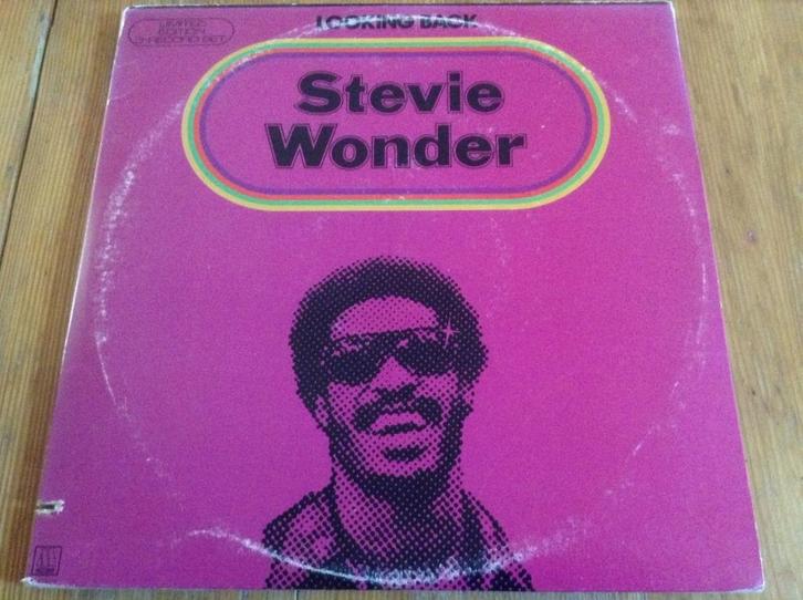 LP Stevie Wonder “Looking Back”, Cd's en Dvd's, Vinyl | R&B en Soul, Gebruikt, Soul of Nu Soul, 1960 tot 1980, 12 inch, Ophalen of Verzenden