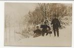 wo1 fotokaart duitse militairen sneeuw, Verzamelen, Ophalen of Verzenden, Landmacht, Foto of Poster