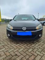 Golf 6  233500 km, Auto's, Volkswagen, Voorwielaandrijving, Stof, 4 cilinders, Zwart