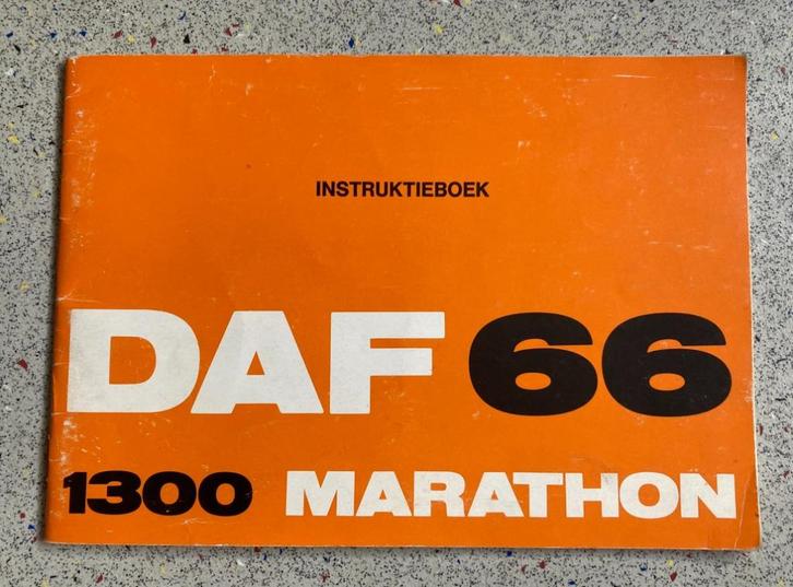 DAF 66 Marathon 1300 Instructieboekje 1973, Auto diversen, Handleidingen en Instructieboekjes, Verzenden
