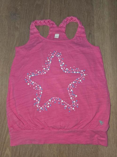 Roze katoenen topje met ster maat 116 / 122 Esprit, Kinderen en Baby's, Kinderkleding | Maat 116, Zo goed als nieuw, Meisje, Shirt of Longsleeve