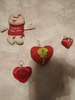 valentijn love knuffel, hartjes enz..voor auto, sleutel enz, Ophalen of Verzenden