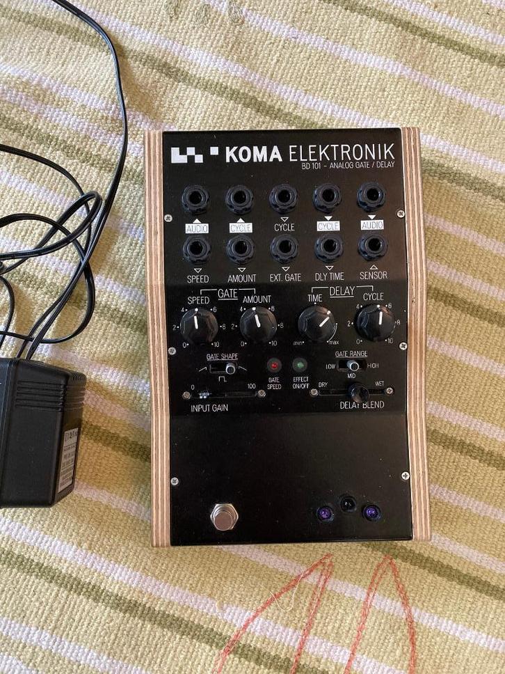 Koma Elektronik BD101 Analog Gate/Delay, Muziek en Instrumenten, Effecten, Gebruikt, Delay of Echo, Ophalen of Verzenden