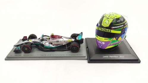 Spark AMG Mercedes F1 W13 Lewis Hamilton Brazilian GP 2022, Hobby & Loisirs créatifs, Voitures miniatures | 1:43, Neuf, Voiture