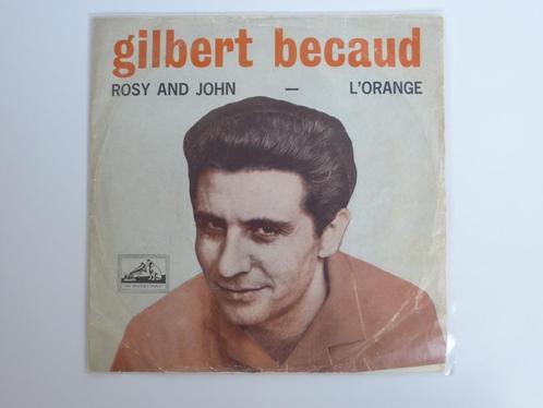 gilbert bécaud rosy and john  l'orange 7" 1964, CD & DVD, Vinyles Singles, Utilisé, Single, Pop, 7 pouces, Enlèvement ou Envoi