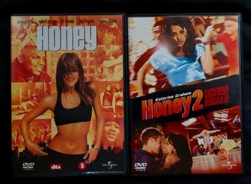 2x DVD des films Honey 1 & 2 - Jessica Alba 
