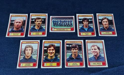 9 versch. Panini stickers voetbal ' FB 1979 - Standard ', Hobby en Vrije tijd, Stickers en Plaatjes, Nieuw, Meerdere stickers
