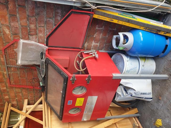 Cabine de sablage HBM - d'occasion, Bricolage & Construction, Outillage | Autres Machines, Enlèvement