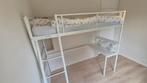Lit mezzanine enfant avec bureau 90x200 - Ikea Vitval, Huis en Inrichting, Slaapkamer | Stapelbedden en Hoogslapers, Ophalen, Eenpersoons