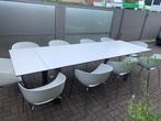 JOLI Prachtige tafel van joli 100 op 290 en 10 sintesi st, Huis en Inrichting, Ophalen, Zo goed als nieuw, Kunststof