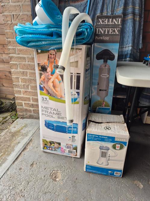 Zwembad 2x gebruikt ., Tuin en Terras, Zwembaden, Ophalen