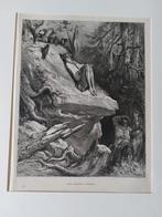 Uit verzameling , " Pierre Goet " GUSTAVE DORE " 1832 a 1883, Antiek en Kunst, Kunst | Etsen en Gravures, Ophalen of Verzenden