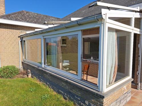 ramen en deur dubbel glas - veranda, Doe-het-zelf en Bouw, Glas en Ramen, Gebruikt, Ophalen