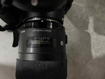 Objectif sigma art 1.4 35mm NIKON beschikbaar voor biedingen