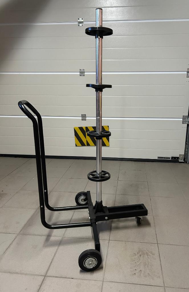 Verrijdbare wielstandaard zwart, Auto-onderdelen, Banden en Velgen, Banden en Velgen, Ophalen