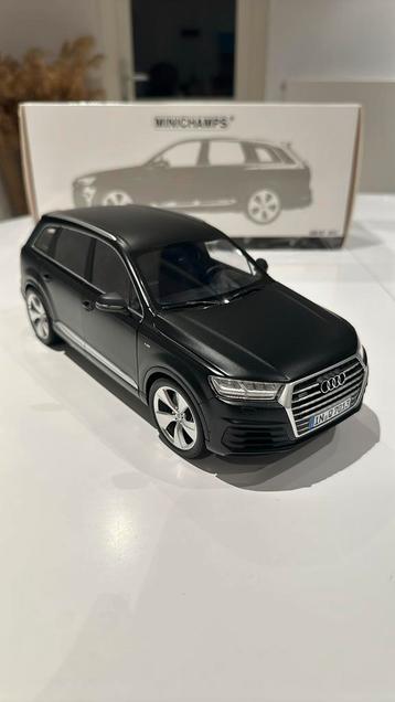 AUDI Q7 S LINE QUATTRO MINICHAMPS 300 ex  1/18  disponible aux enchères