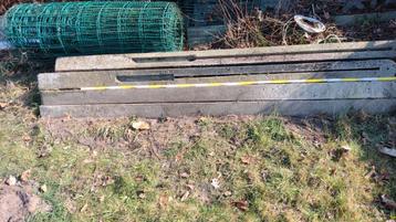 9 palen voor maar 20€, Tuin en Terras, Schuttingen, Ophalen, Gebruikt