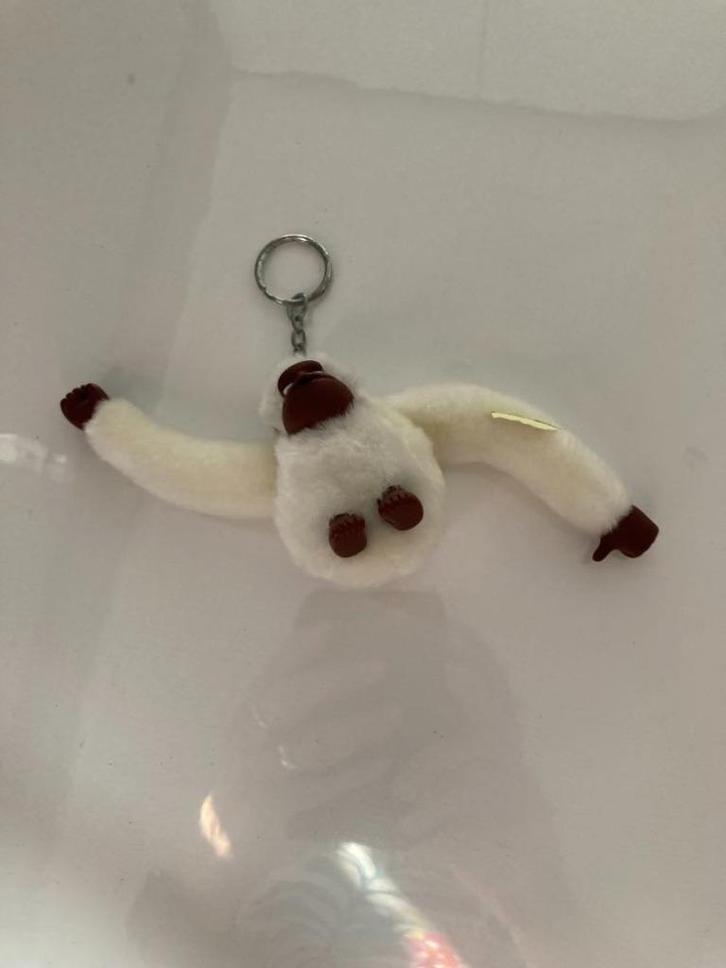 kipling  aapje nieuw - wit, Verzamelen, Sleutelhangers, Nieuw, Merk, Ophalen of Verzenden