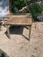 Tuintafel teak, Ophalen