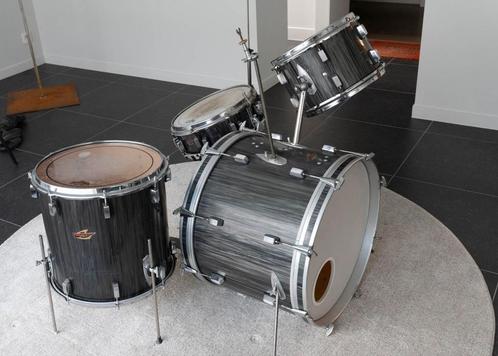 Trixon luxus  grey stripes drumkit, Muziek en Instrumenten, Drumstellen en Slagwerk, Ophalen