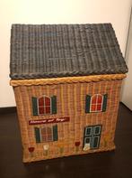 Opbergbox huisje in riet, Maison & Meubles, Accessoires pour la Maison | Coffres, 50 à 100 cm, Moins de 50 cm, Enlèvement, Utilisé