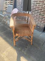 Rotan stoel, Tuin en Terras, Tuinstoelen, Ophalen, Gebruikt, Rotan
