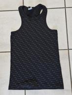 Heren mouwloos Tshirt - zwart print adidas - maat L/XL, Verzenden, Zo goed als nieuw, Maat 52/54 (L), Zwart