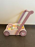 Little Dutch - Houten loopwagen met blokjes, Ophalen, Gebruikt, Rij- of Hobbelspeelgoed