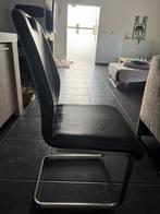 6 eettafel stoelen, Ophalen, Kunststof, Gebruikt, Bruin