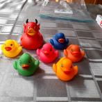 Set badeendjes 1 grote en 6 kleinere, Ophalen of Verzenden, Zo goed als nieuw