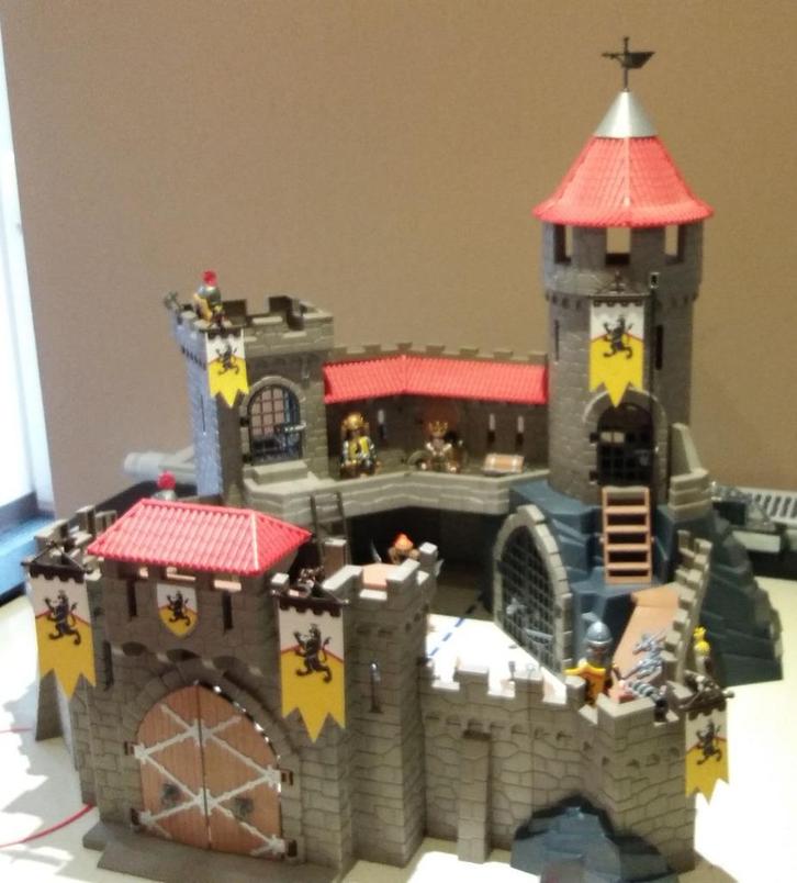 Playmobil Château des Chevaliers Lions – 4865, Kinderen en Baby's, Speelgoed | Playmobil, Zo goed als nieuw, Los Playmobil, Ophalen