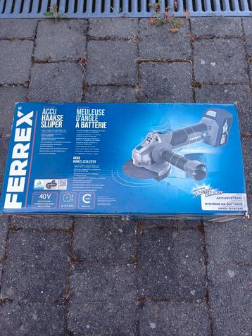 Ferrex  Haakse slijper op accu, Bricolage & Construction, Enlèvement, Neuf
