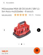 Milwaukee 6 accu lader, Ophalen