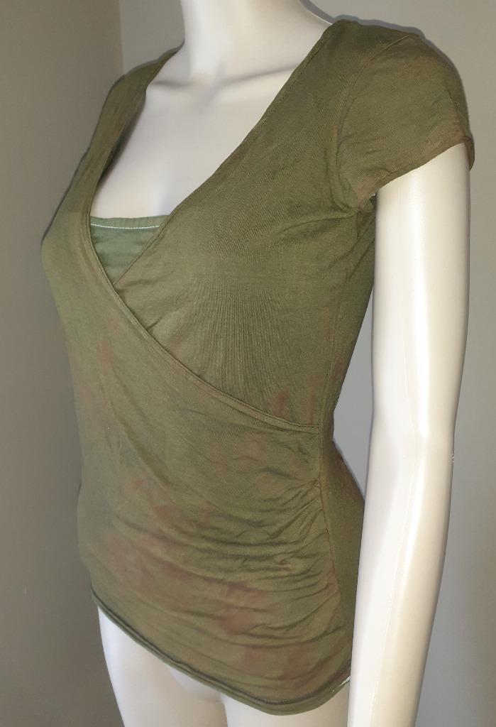 Dames t-shirt groen military tie dye Khaki XS Pimkie, Kleding | Dames, T-shirts, Zo goed als nieuw, Maat 34 (XS) of kleiner, Groen