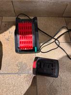 2x bosch accu 18v 5.0Ah + lader nieuwstaat., Ophalen, Zo goed als nieuw