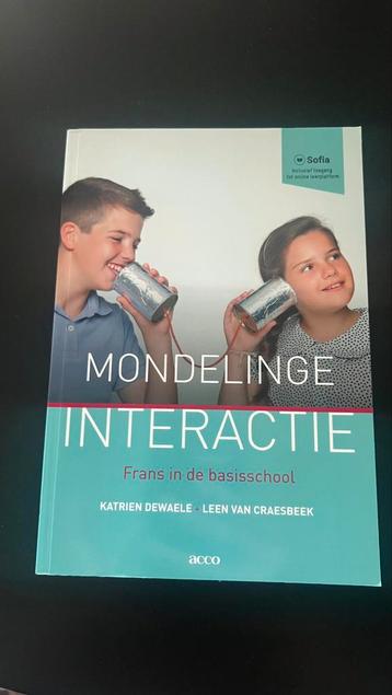 Mondelinge interactie Frans in de basisschool beschikbaar voor biedingen